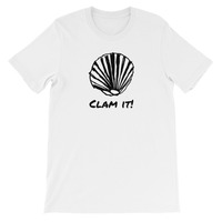 Clam It Unisex short sleeve t-shirt - Thumbnail 1