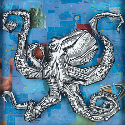 "Ursula" Print on Wood 10"