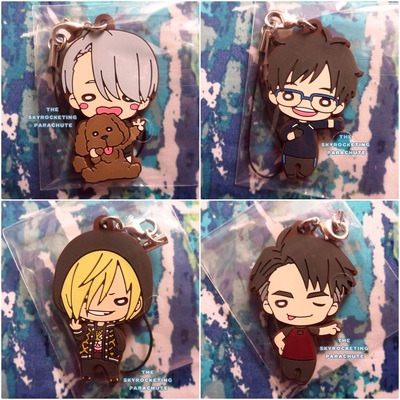 Yuri !!! on Ice - Nitotan Rubber Strap - Victor Nikiforov + Makkachin / Yuri Plisetsky / Katsuki Yuuri / Michele Crispino / Phichit Chulanont - 