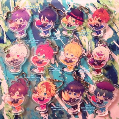 Diabolik lovers acrylic keychain - sakamaki ayato / kanato / reiji / raito / subaru - mukami ruki / azusa / yuuma / kou - tsukinami shin / carla - 