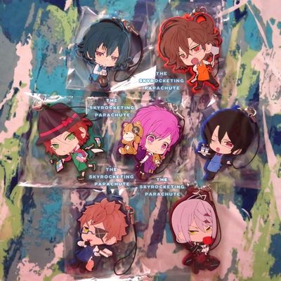 Diabolik lovers rubber strap - sakamaki raito / reiji / kanato - mukami azusa / yuuma - tsukinami carla / shin - 