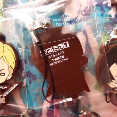 Shingeki no kyojin / attack on titan - rubber strap - eren yeager / mikasa / erwin smith / jean kirstein / armin arlert / levi / bertolt hoover - 