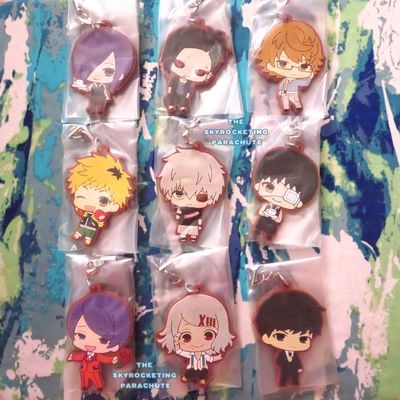 Tokyo Ghoul Rubber Strap - Kaneki Ken / Amon Koutarou / Kirishima Touka / Suzuya Juuzou / Nagachika Hideyoshi / Tsukiyama Shuu / Uta / Nishio Nishiki-