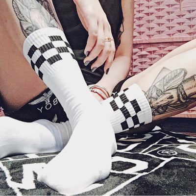 Harajuku checker socks