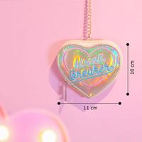 Heart Breaker Embroidery Hologram Purse - Thumbnail 4