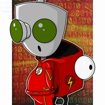 Gir x the flash print