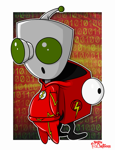 Gir x The Flash Print