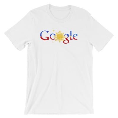 Google philippines independence logo unisex short sleeve t-shirt