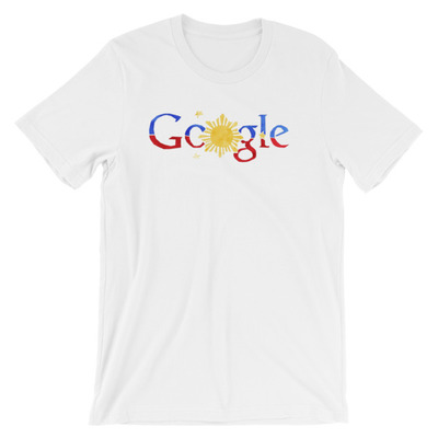Google Philippines Independence Logo Unisex short sleeve t-shirt