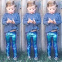 Mermaid Leggings 12Months-5T - Thumbnail 1