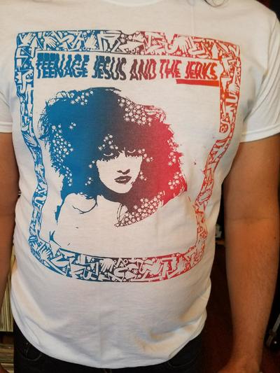 Teenage Jesus & The Jerks rainbow print T-shirt