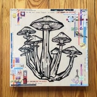 "Fungus Amongus" 10x10" Print on Wood - Thumbnail 1