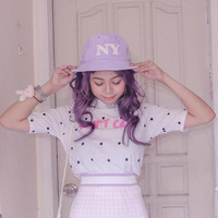 NY Lilac Bucket Hat - Thumbnail 1