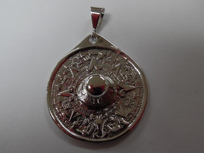 Large Sterling Silver Sombrero Pendant