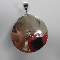 Large Sterling Silver Sombrero Pendant - Thumbnail 2