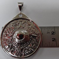 Large Sterling Silver Sombrero Pendant - Thumbnail 3