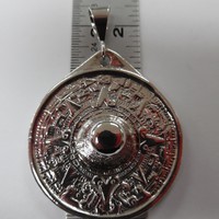 Large Sterling Silver Sombrero Pendant - Thumbnail 4