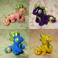 Small Green Pearl Dragons - Thumbnail 2