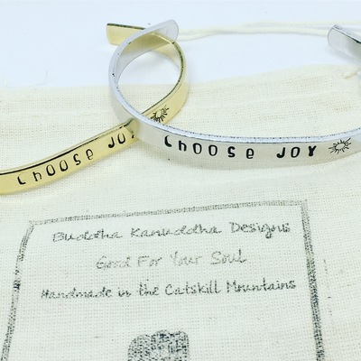 Choose Joy Hand Stamped Bracelet 