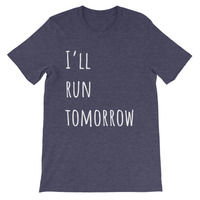 Run Tomorrow Unisex short sleeve t-shirt - Thumbnail 1