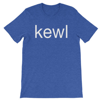 Kewl unisex short sleeve t-shirt