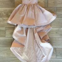 Cute A line sweetheart neck high low prom dress, homecoming dresses - Thumbnail 1