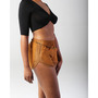  Brown Suede Riding Shorts-2