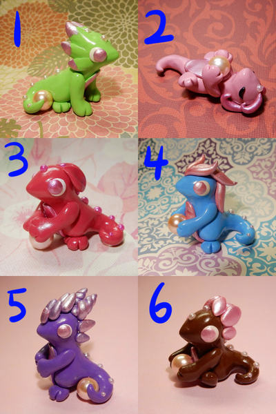 Small Pink Pearl Dragons