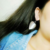 Hologram Heart Earrings - Thumbnail 2