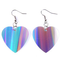 Hologram Heart Earrings - Thumbnail 3