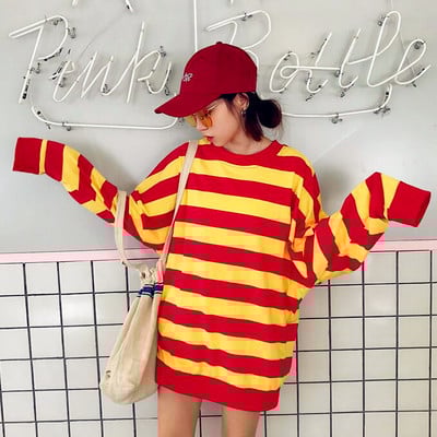 Harajuku stripe long sleeve t-shirt