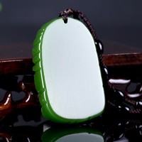 HeTian Handmade Natural Hetian Jade Dragon Lucky Amulet - Thumbnail 4