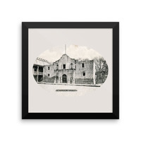 The Alamo, circa 1906: framed poster - Thumbnail 1