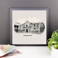The Alamo, circa 1906: framed poster - Thumbnail 4