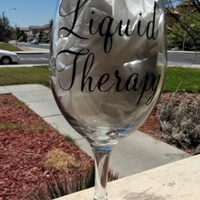 Liquid Therapy wine glass - Thumbnail 1