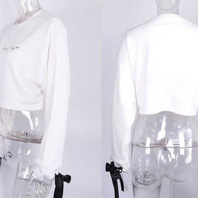 Boy bye cropped sweatshirt