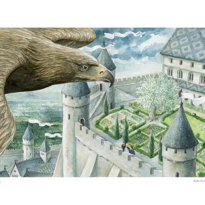 Tolkien poster print: "the eagle's song" - Thumbnail 3