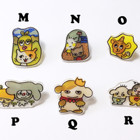 Handmade plastic pins - Small - Thumbnail 3