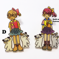 Handmade plastic pins - Large - Thumbnail 2