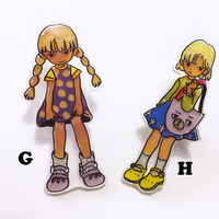 Handmade plastic pins - Large - Thumbnail 4