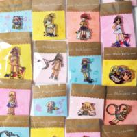 Handmade plastic keychains - Thumbnail 1