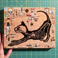 "The Delinquent" 8x10" Print on Wood - Thumbnail 1