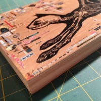 "The Delinquent" 8x10" Print on Wood - Thumbnail 2