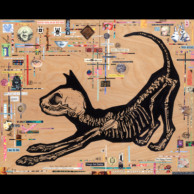 "The Delinquent" 8x10" Print on Wood