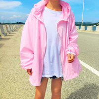 *Free Ship* Harajuku Thin Summer Windbereaker - Thumbnail 1