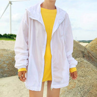 *Free Ship* Harajuku Thin Summer Windbereaker - Thumbnail 3