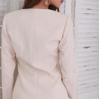Two Piece Pearl Blazer Set - Thumbnail 2