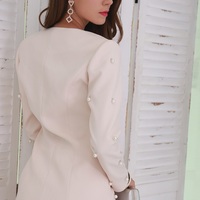 Two Piece Pearl Blazer Set - Thumbnail 3