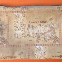 Game of Thrones Map Zippered Pouch 9x7 - Thumbnail 1