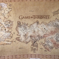 Game of Thrones Map Zippered Pouch 9x7 - Thumbnail 2